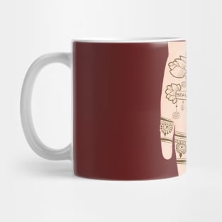 MAKE BEAUTIFUL THINGS - Henna Tattoo Text Mug